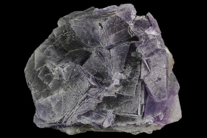 Purple, Cubic Fluorite Crystal Cluster - Pakistan #112084